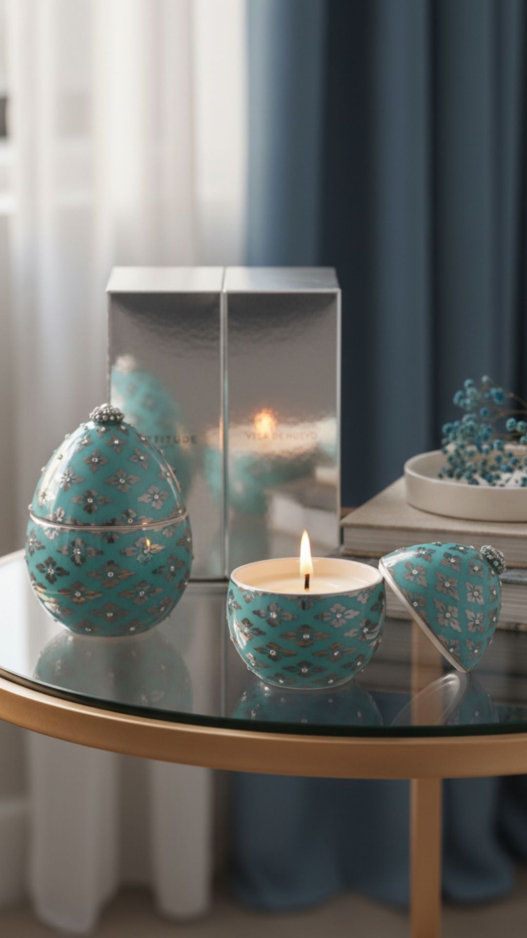 VELA DE HUEVO AQUA