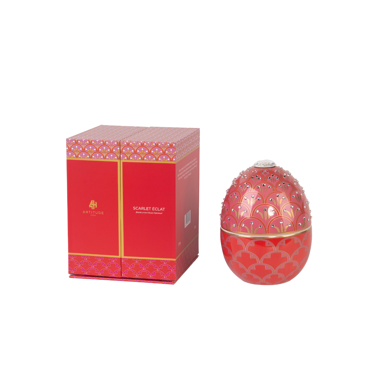 VELA DE HUEVO SCARLET ECLAT