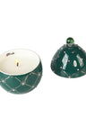 VELA DE HUEVO NAVIDAD VERDE GREEN