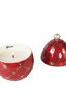 VELA DE HUEVO NAVIDAD ROJA RED