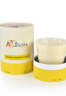 Luxury candle wax refill with natural soy scent